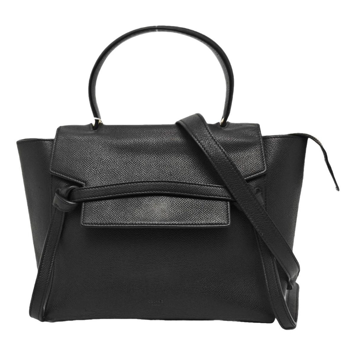 Belt leather handbag