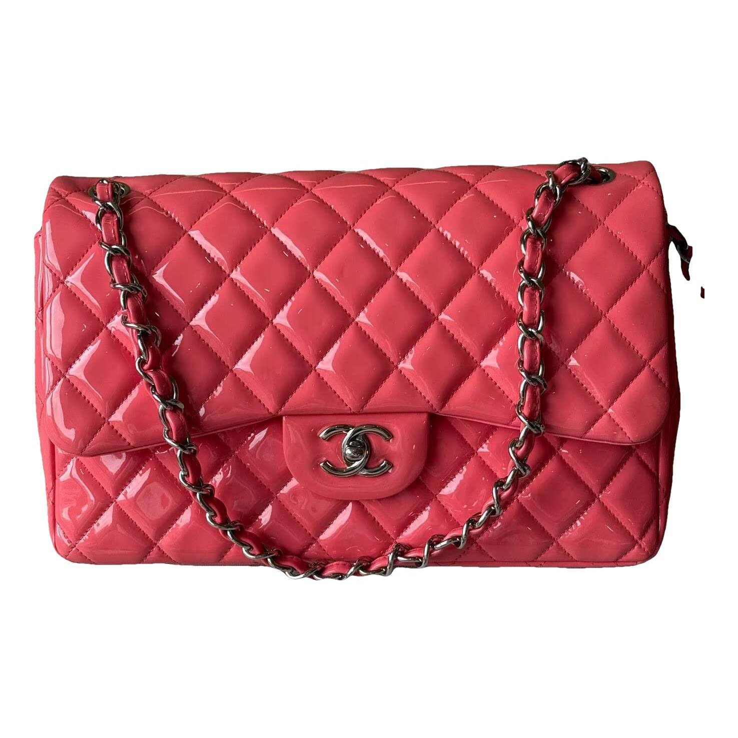 Timeless/Classique patent leather handbag