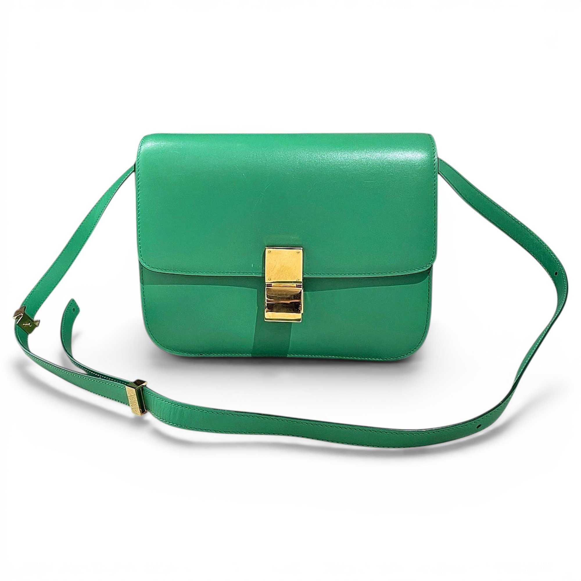 Classic leather handbag