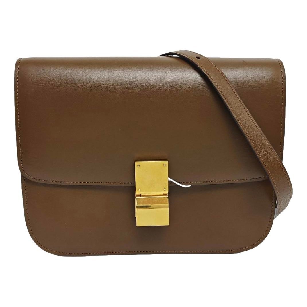 Classic leather crossbody bag
