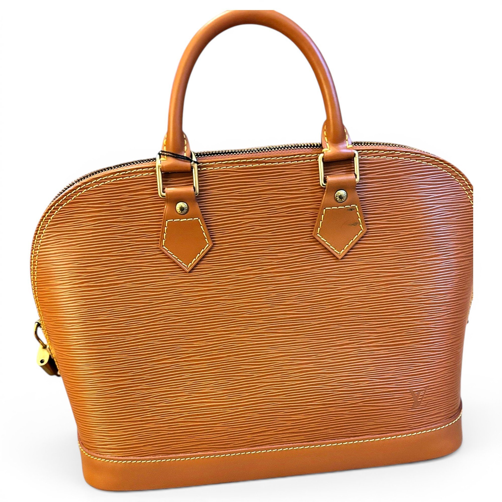 Alma leather handbag