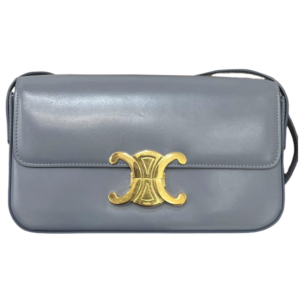 Triomphe Long leather handbag