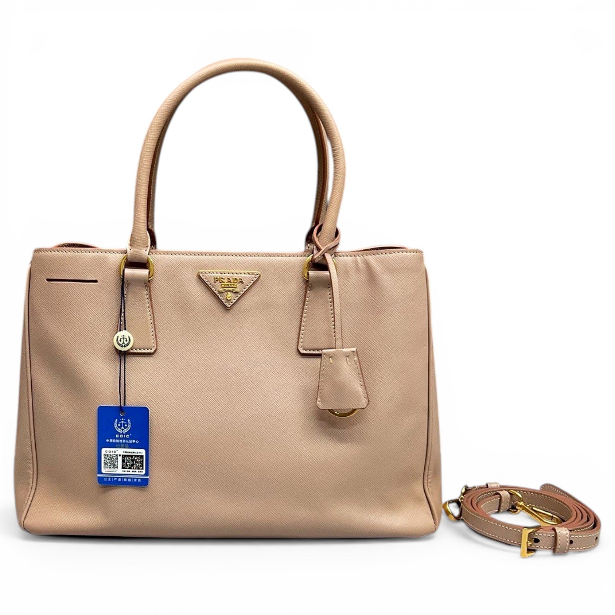 Galleria leather handbag