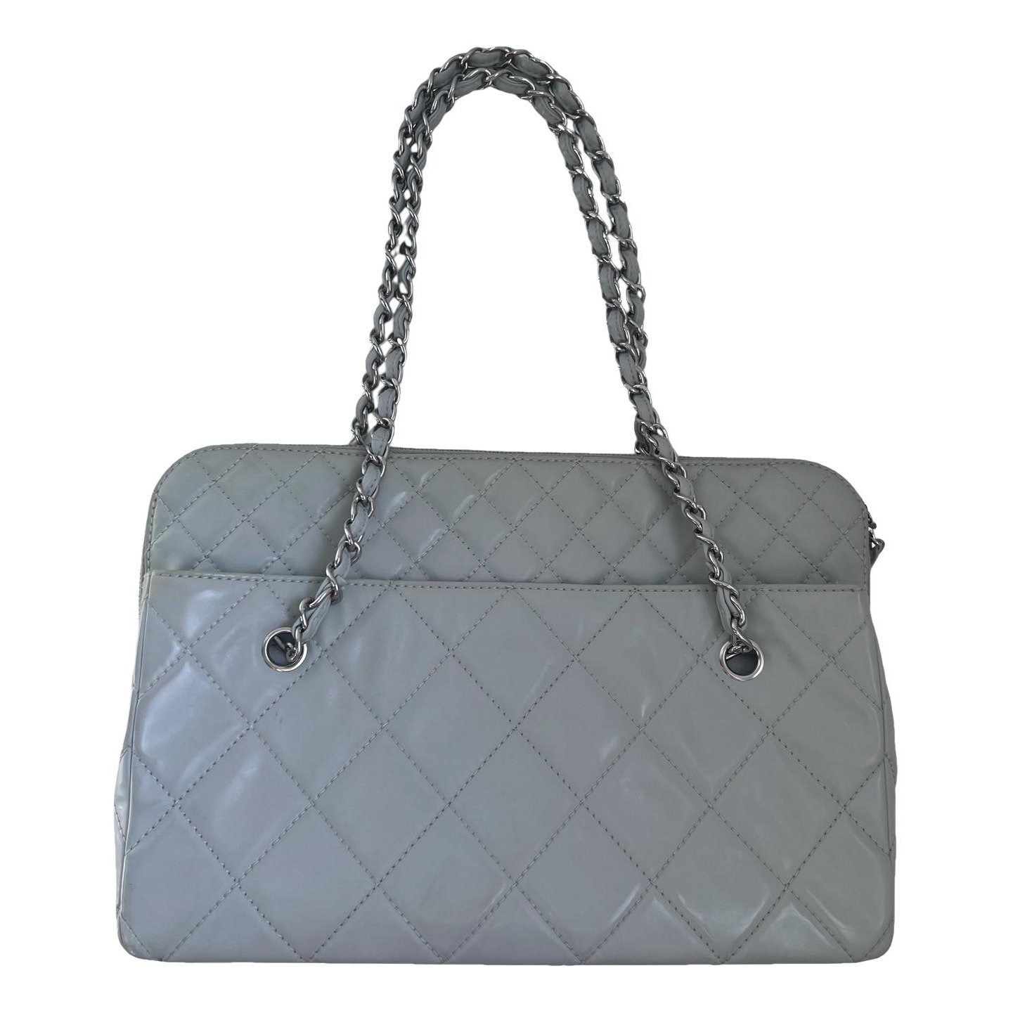 Patent leather handbag