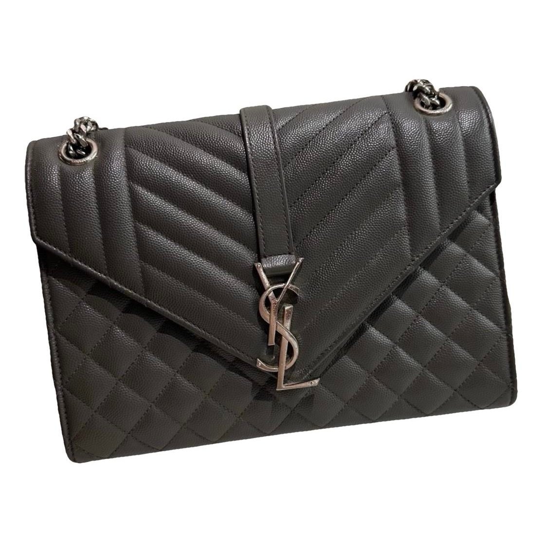 Envelope leather handbag