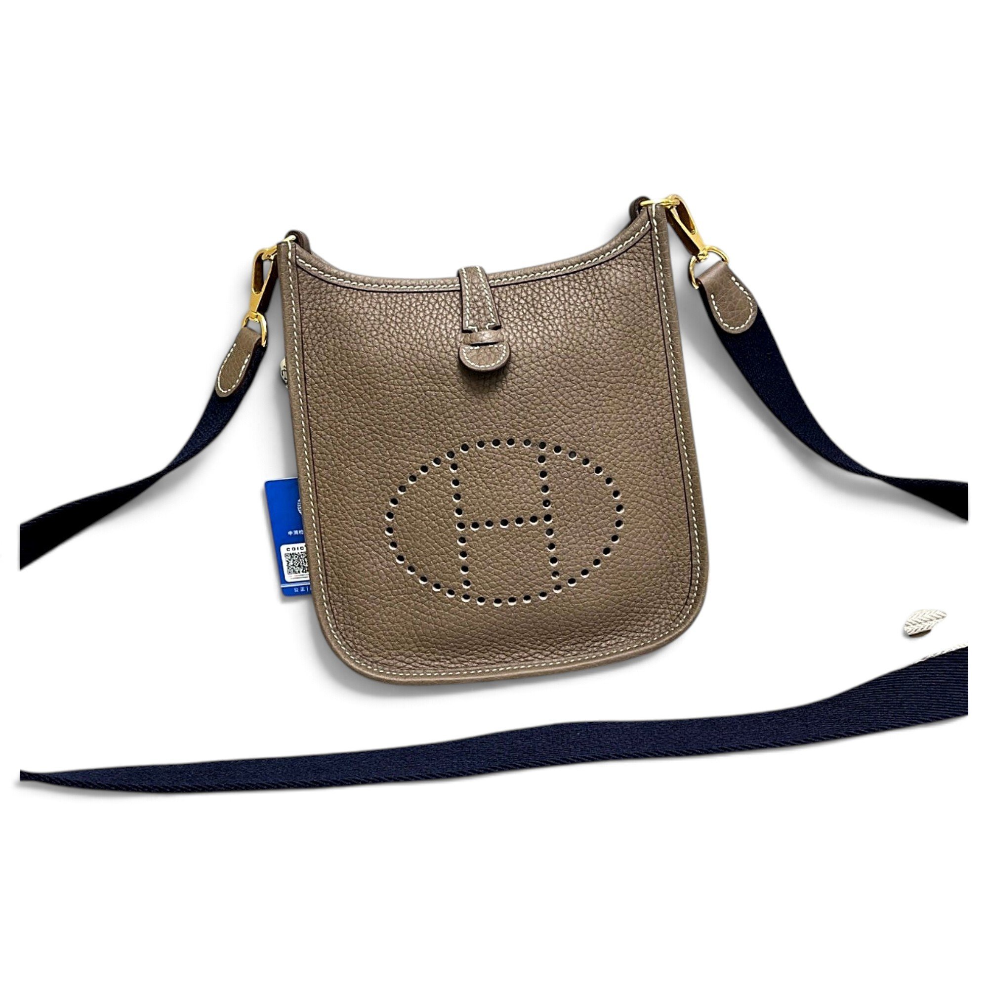 Mini Evelyne leather handbag