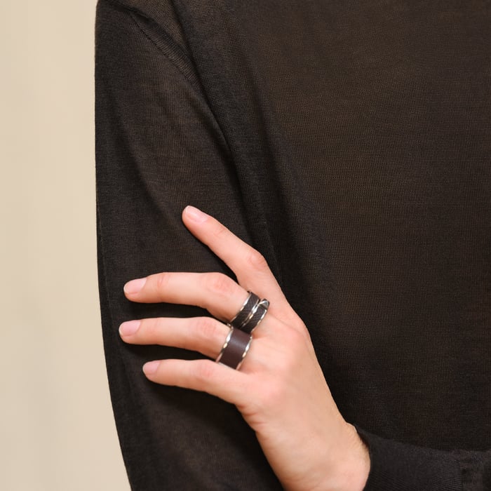 Marron Ébène Tunic Dress