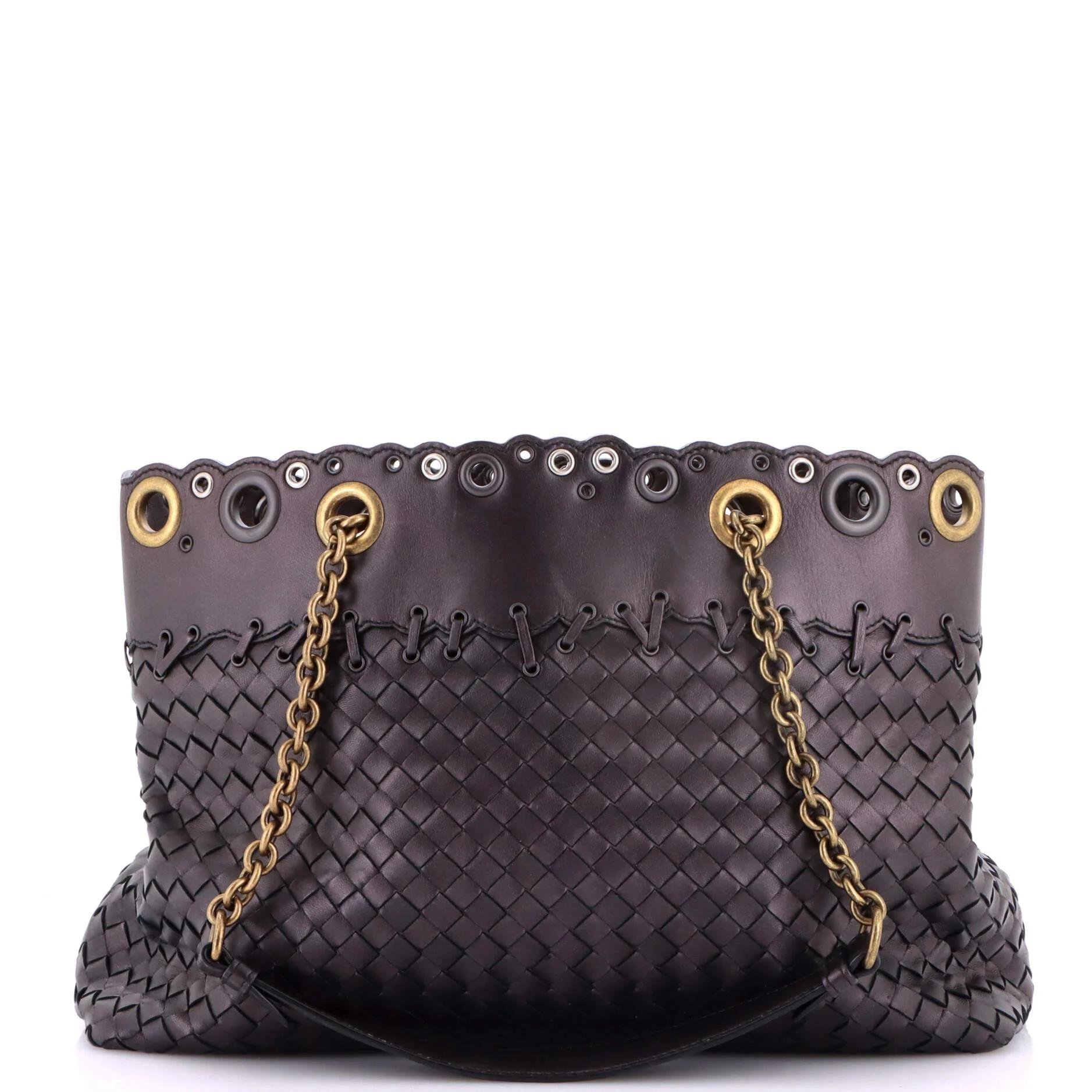 Leather tote