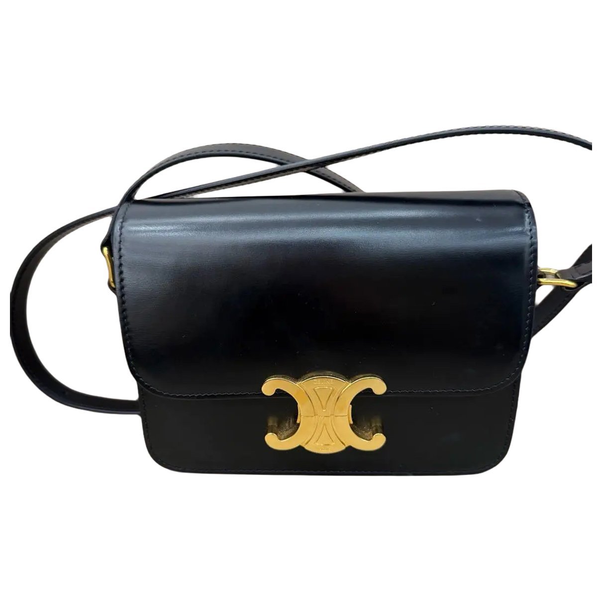 Triomphe leather handbag