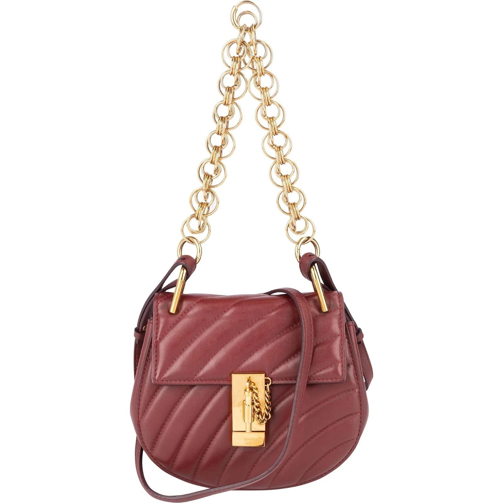 Drew leather crossbody bag