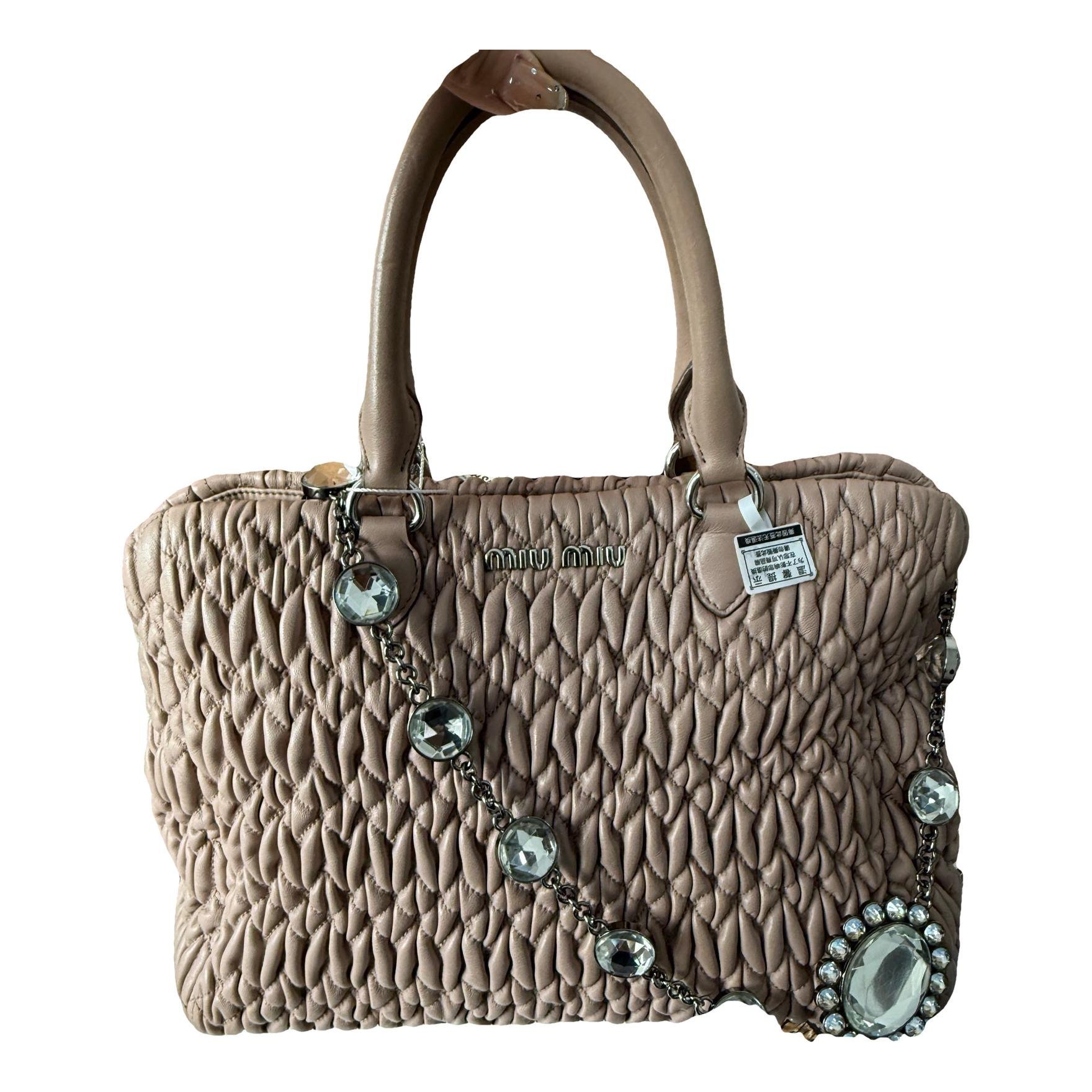 Leather handbag