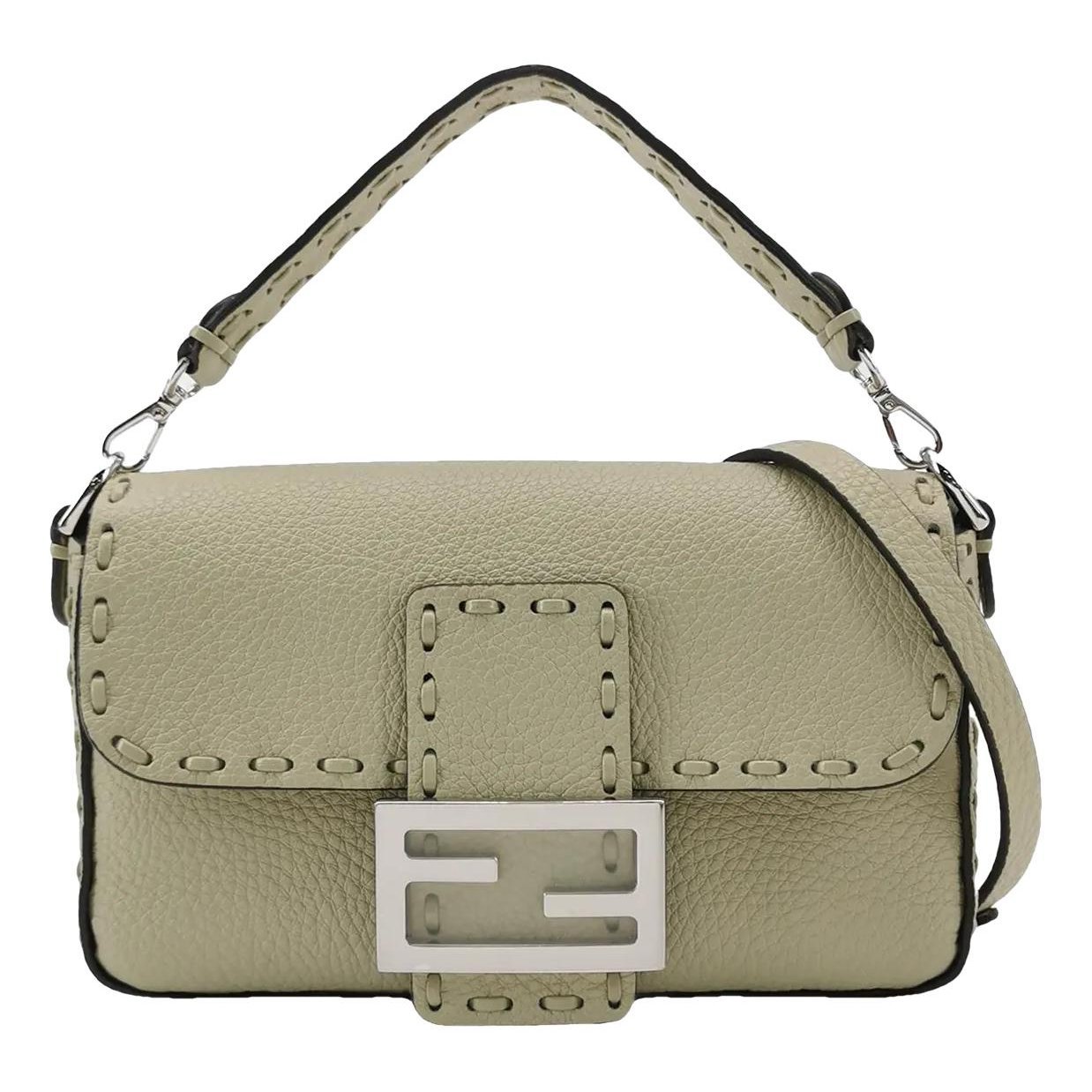 Baguette leather crossbody bag