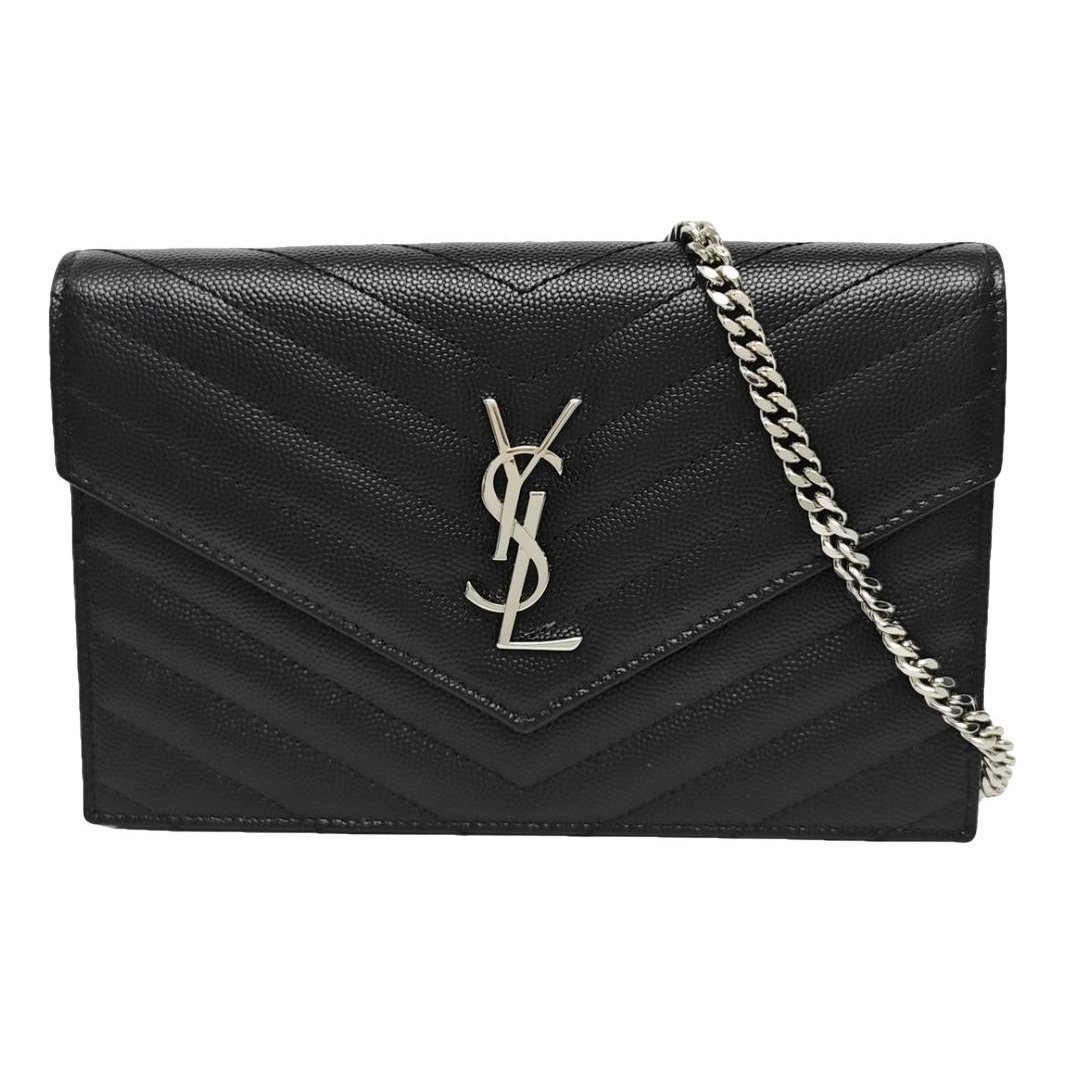 Portefeuille enveloppe leather crossbody bag
