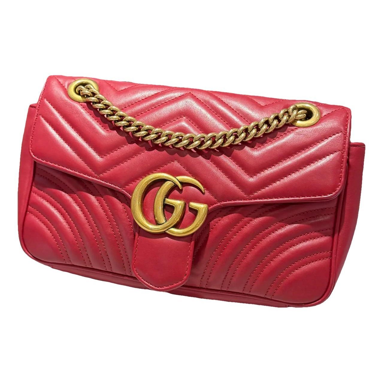 GG Marmont Flap leather handbag