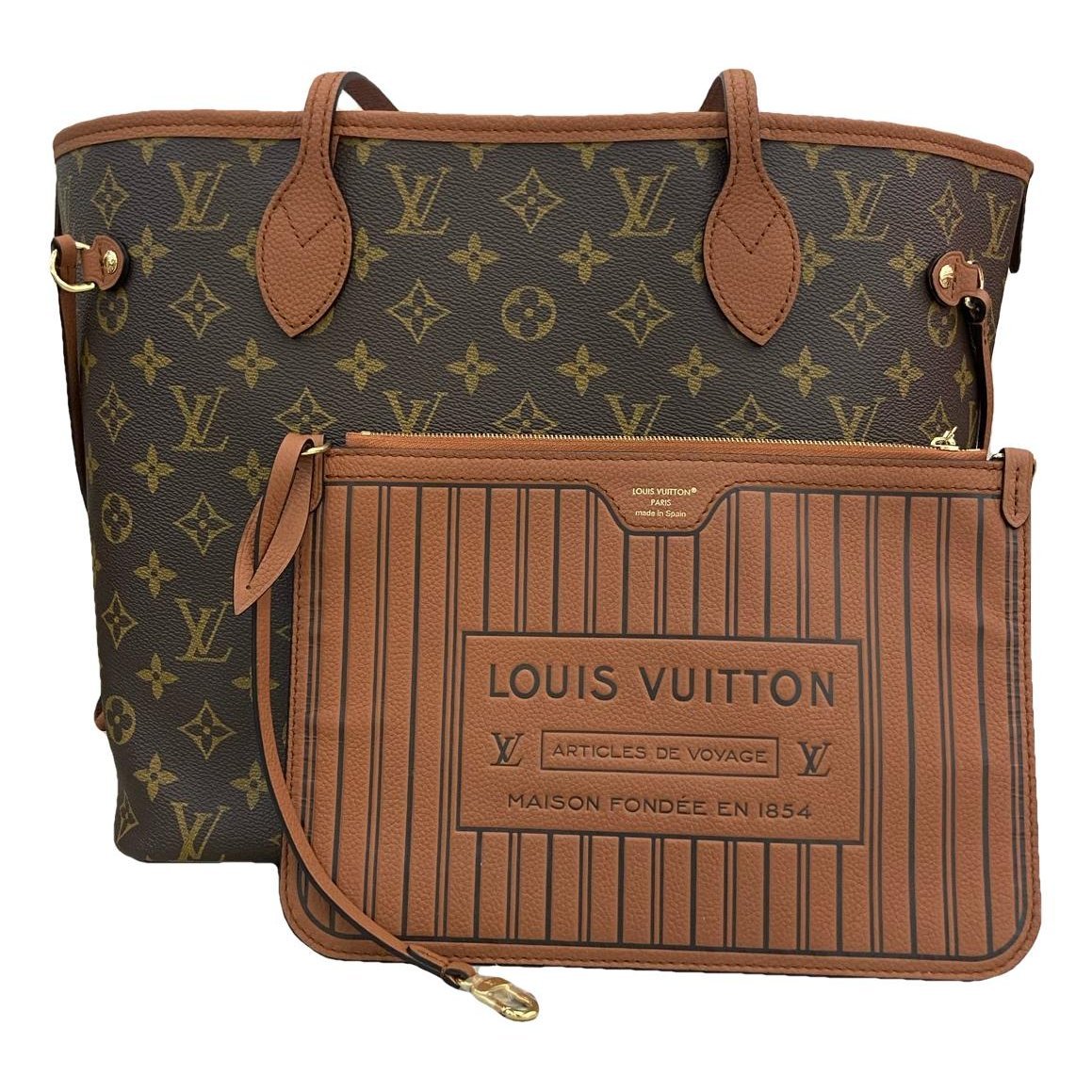 Neverfull leather handbag