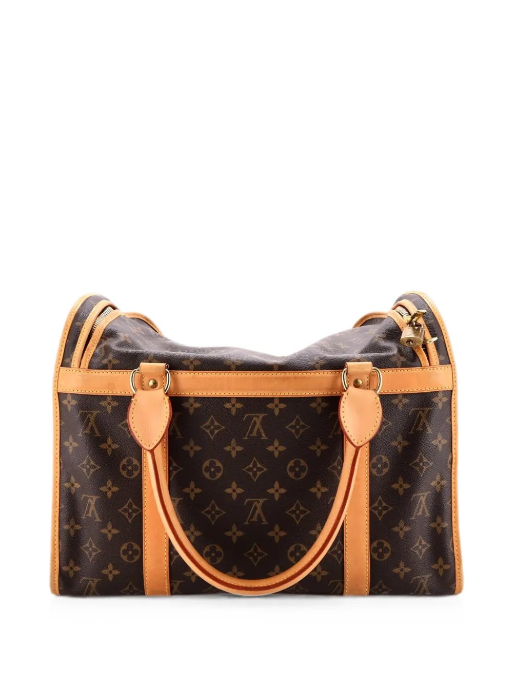 Dog Carrier Bag Monogram Canvas 40 satchel