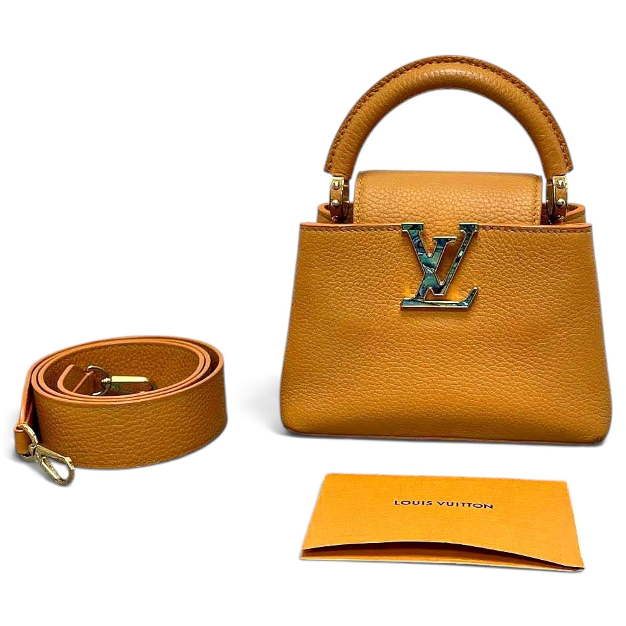 Capucines leather handbag