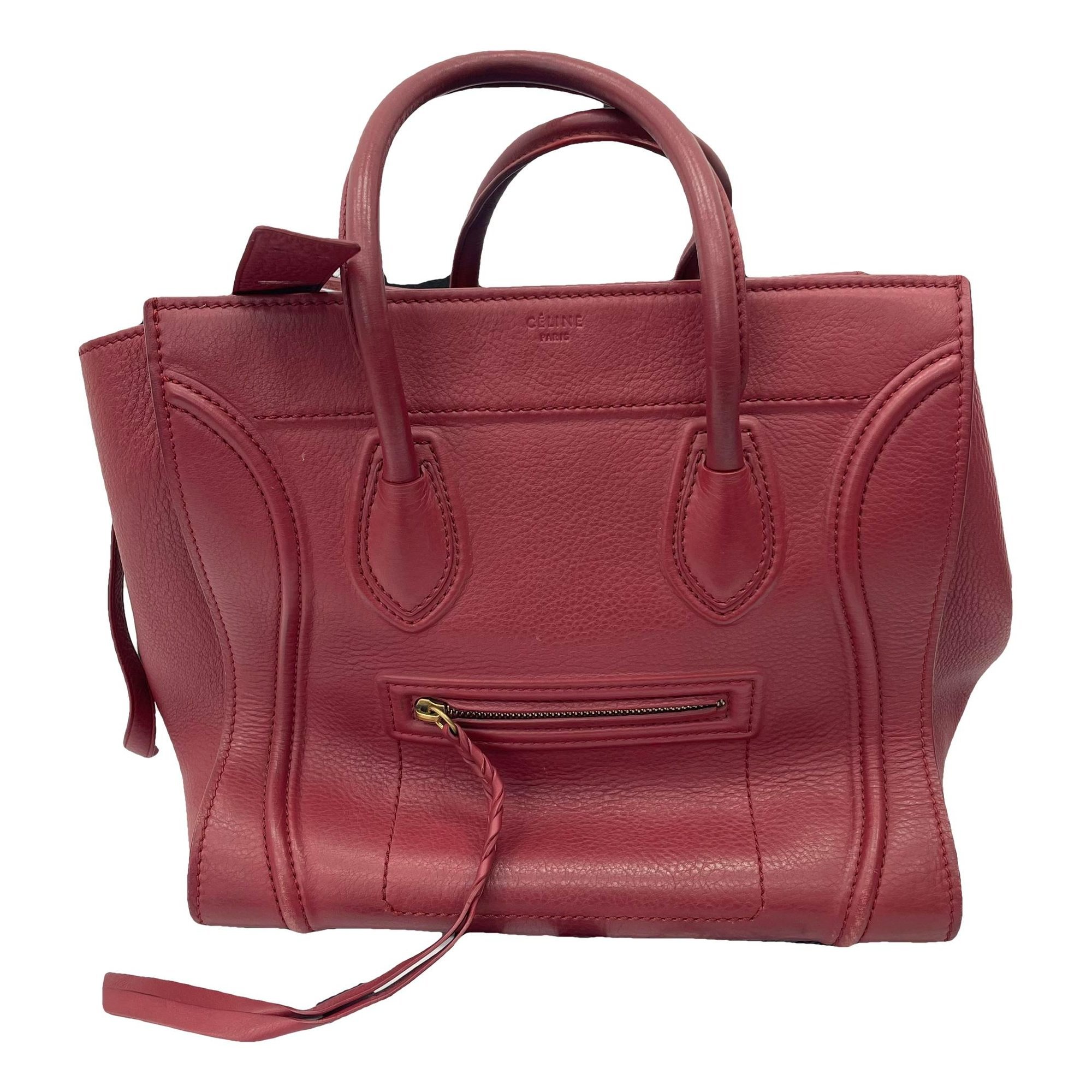 Luggage leather handbag