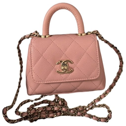 Coco Handle leather handbag
