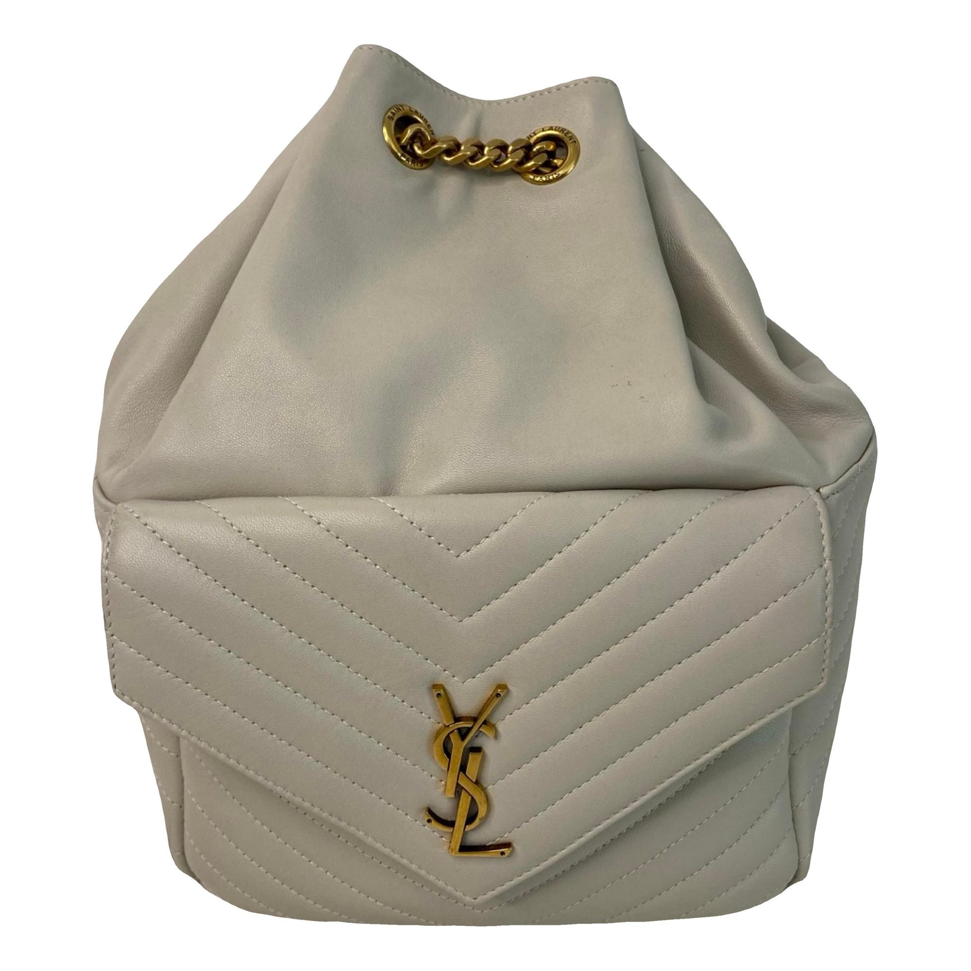 Leather backpack