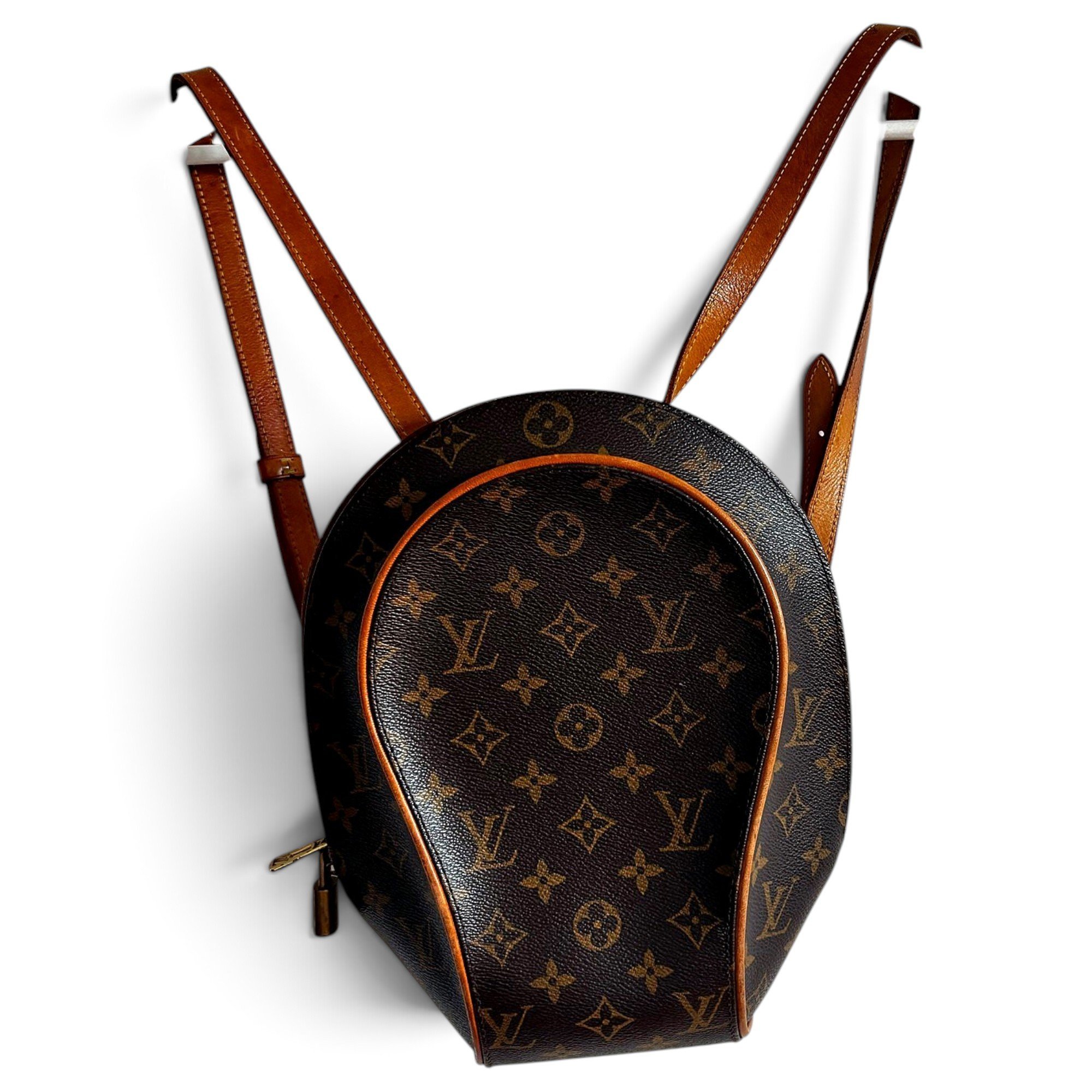 Ellipse leather backpack