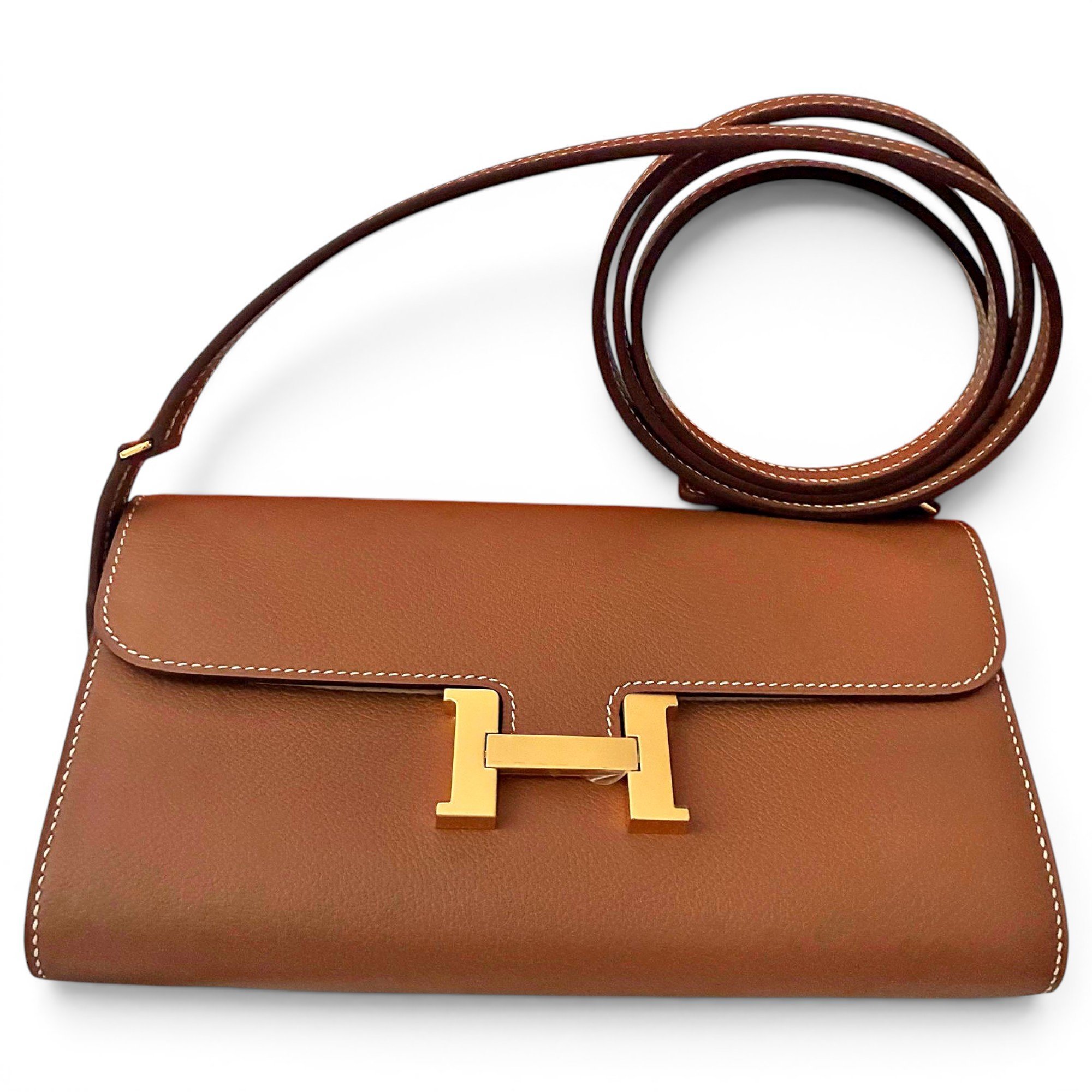 Constance leather crossbody bag