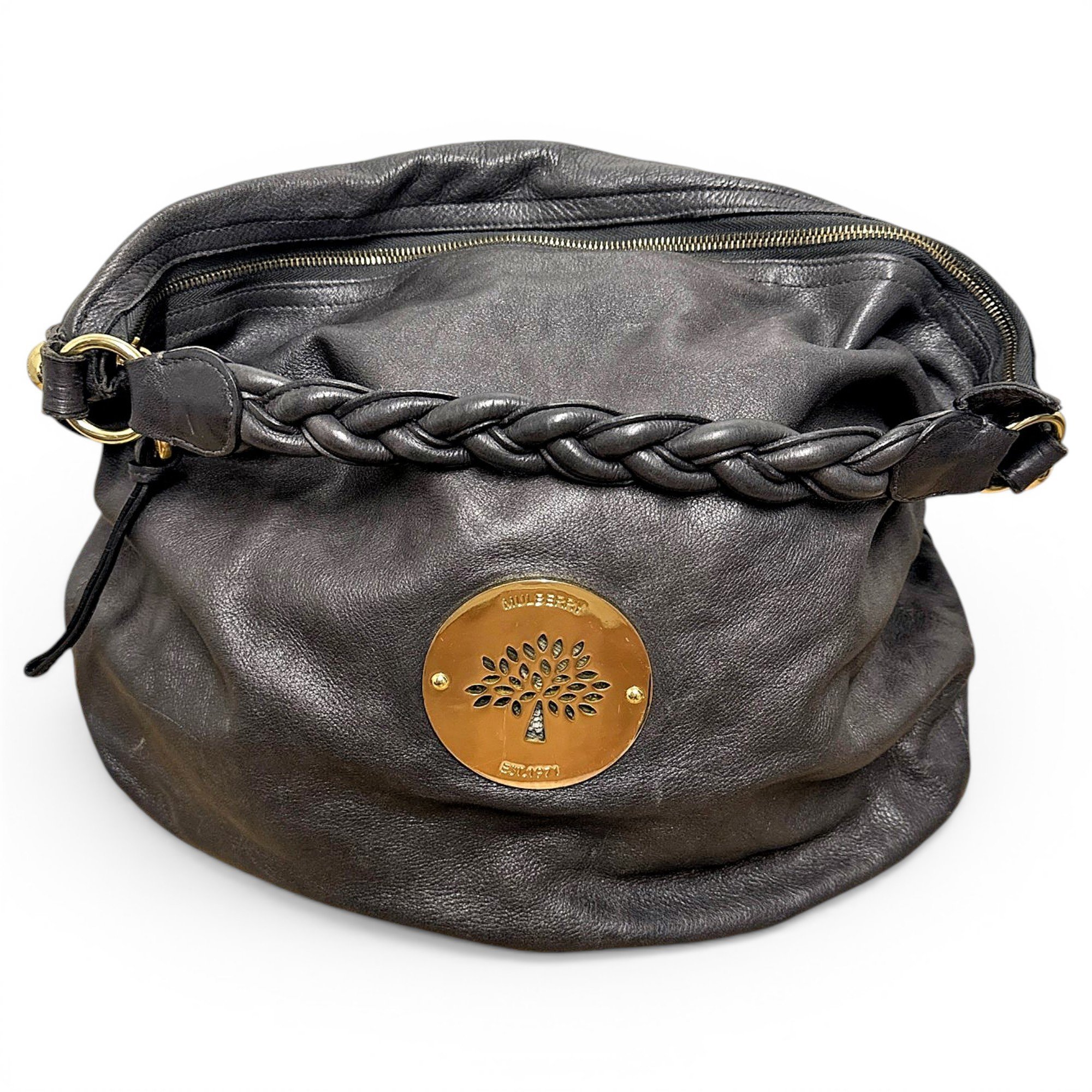 Leather handbag