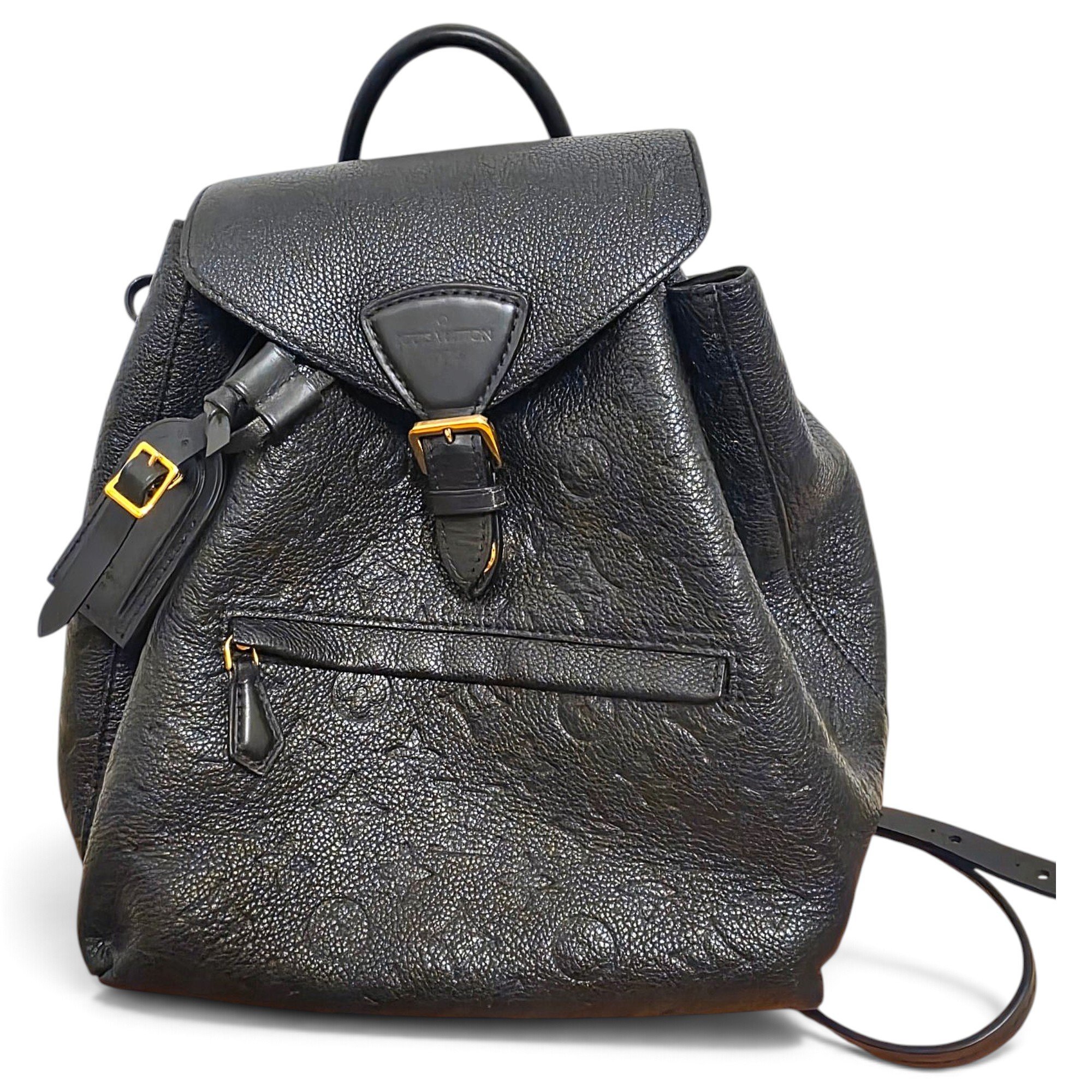Montsouris leather backpack