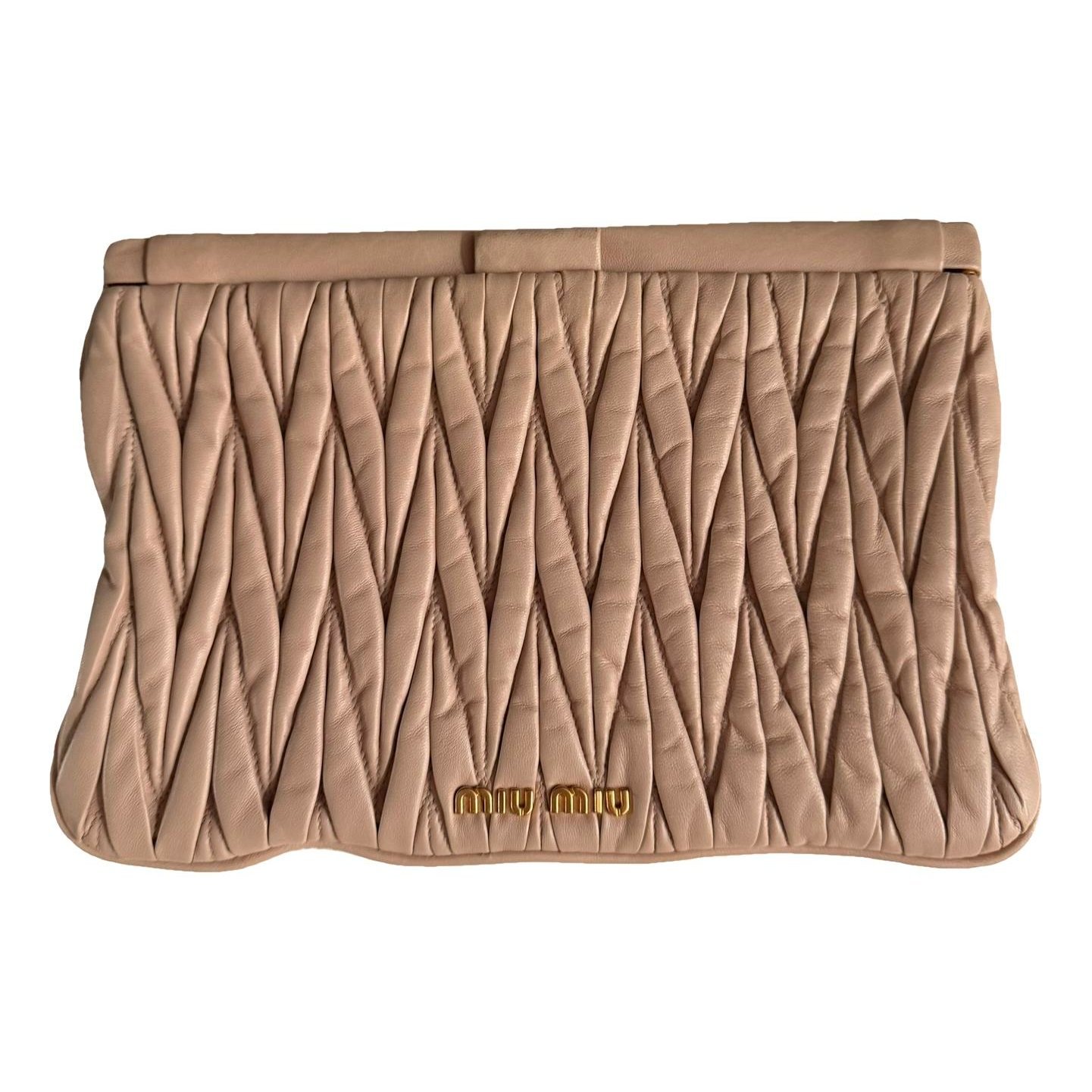 Miu Miu Leather clutch bag