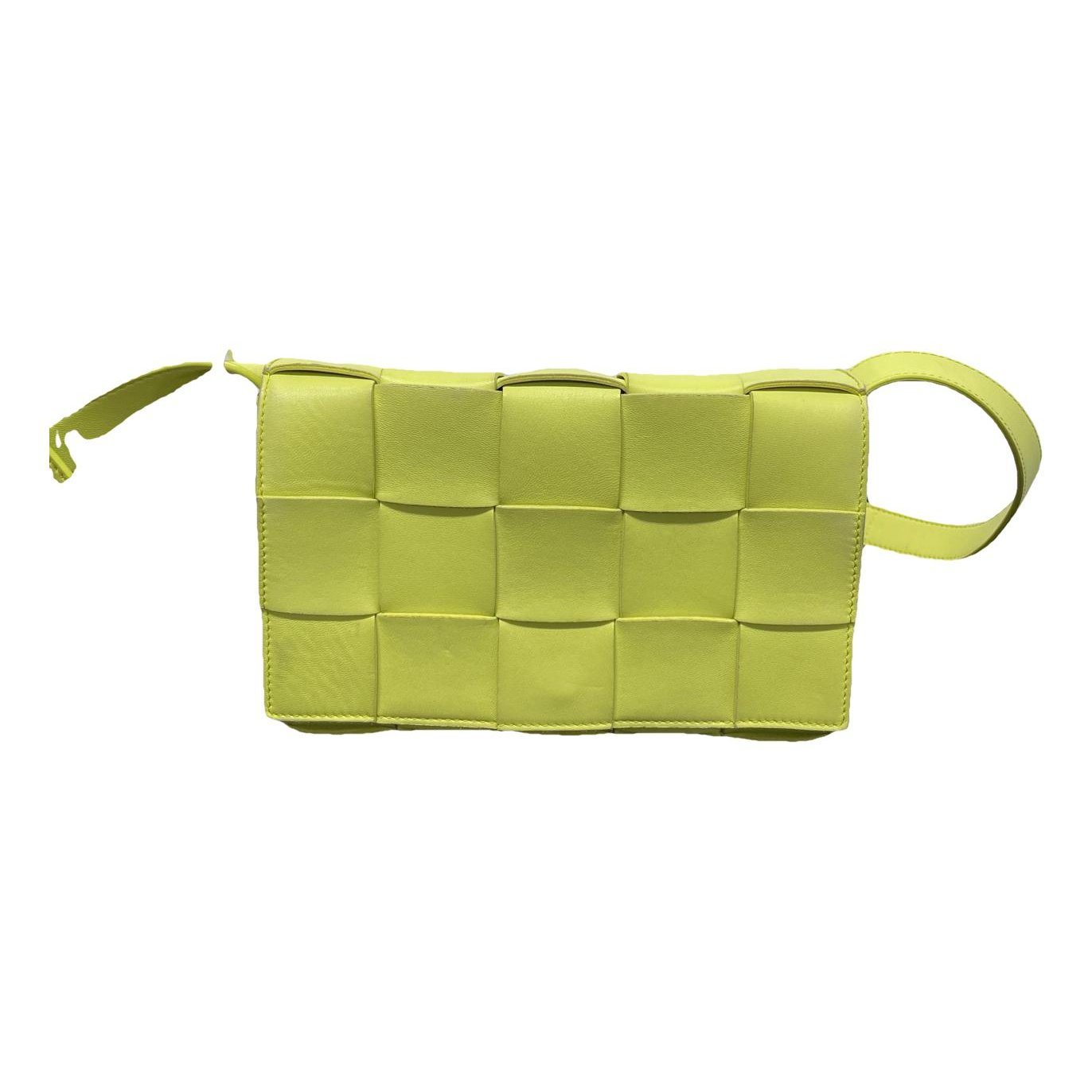 Cassette leather handbag