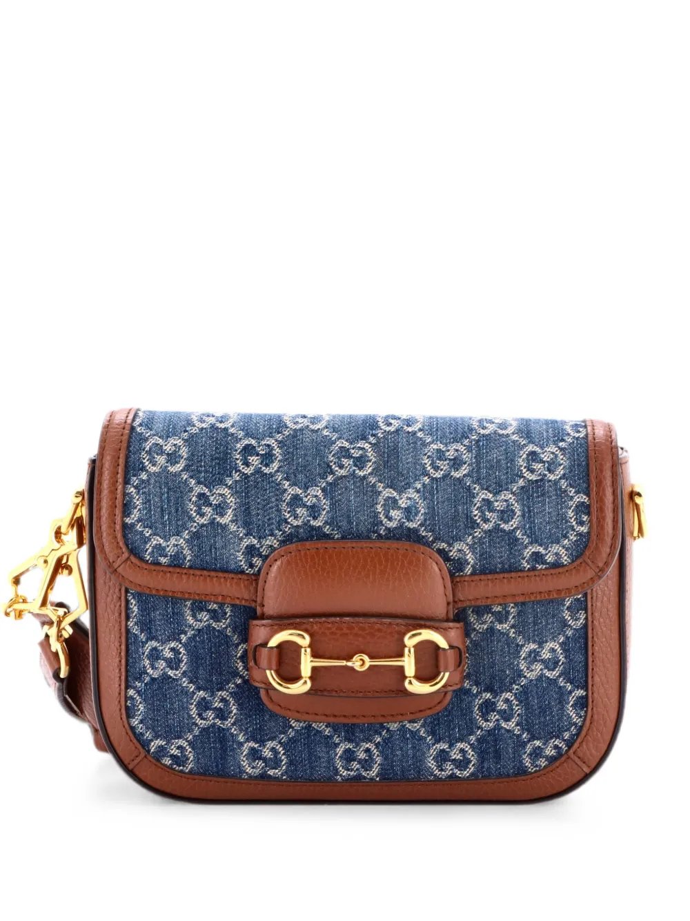 Horsebit 1955 GG Denim Mini shoulder bag