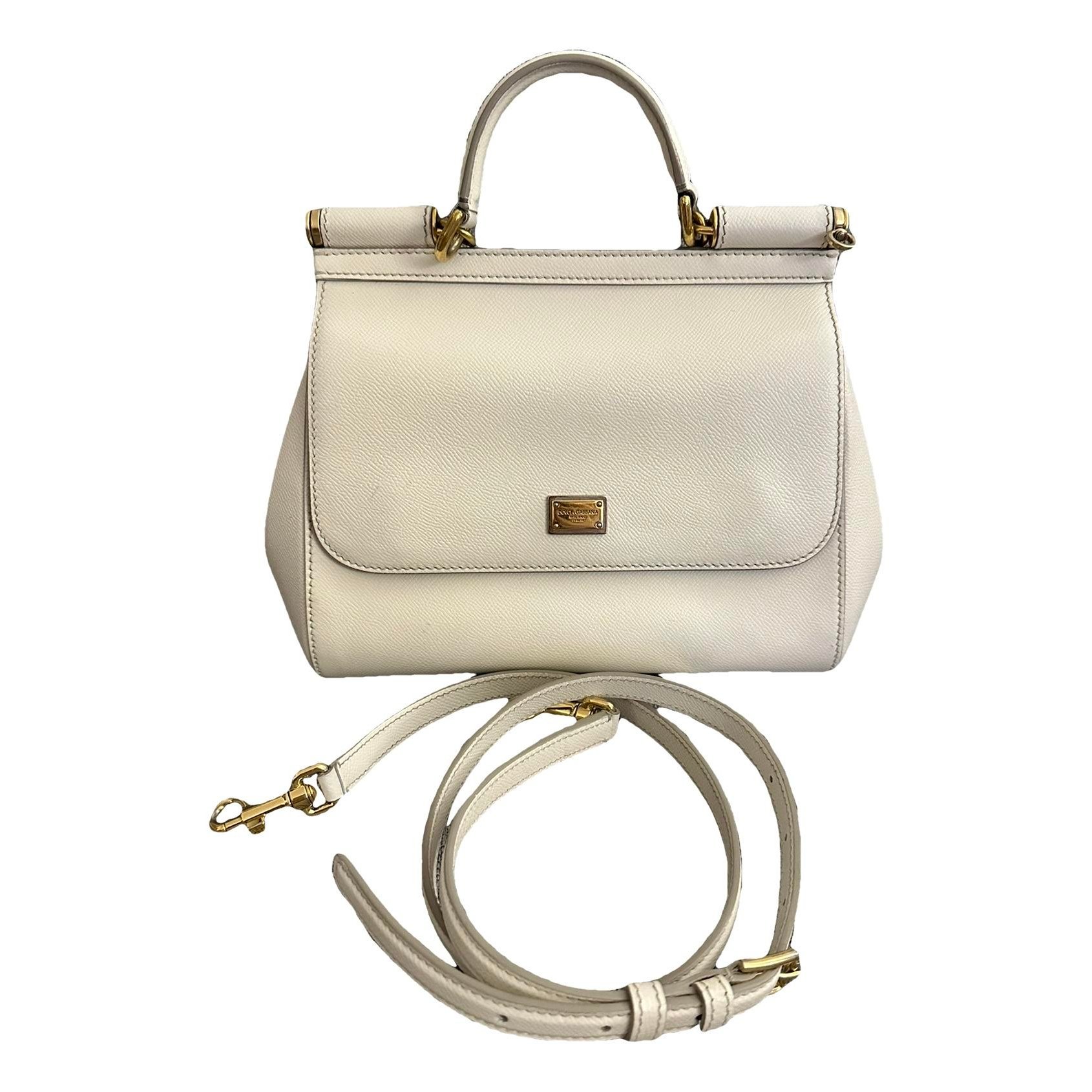 Dolce & Gabbana Sicily leather handbag