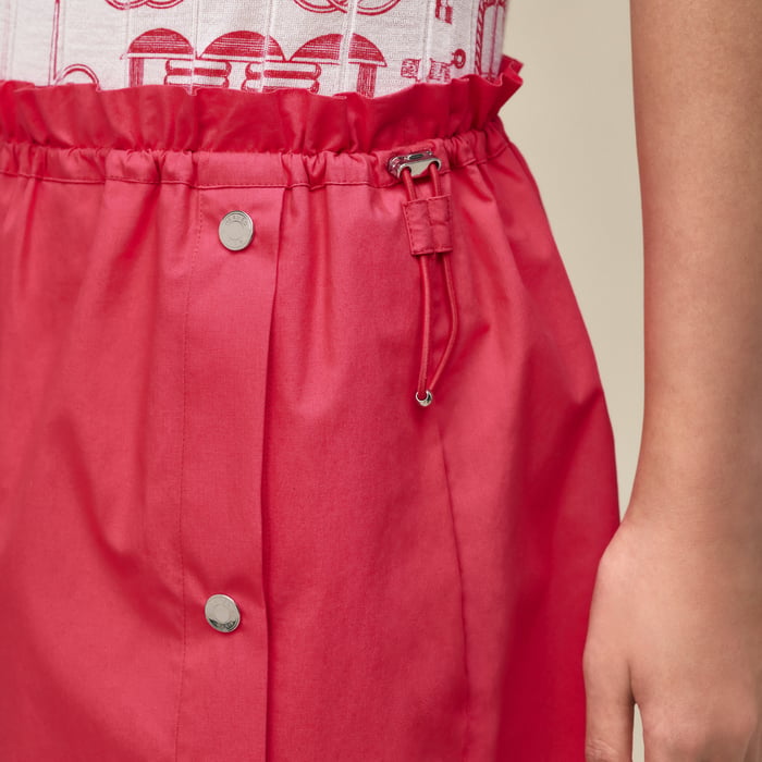 Rose Pivoine Short Coulissé