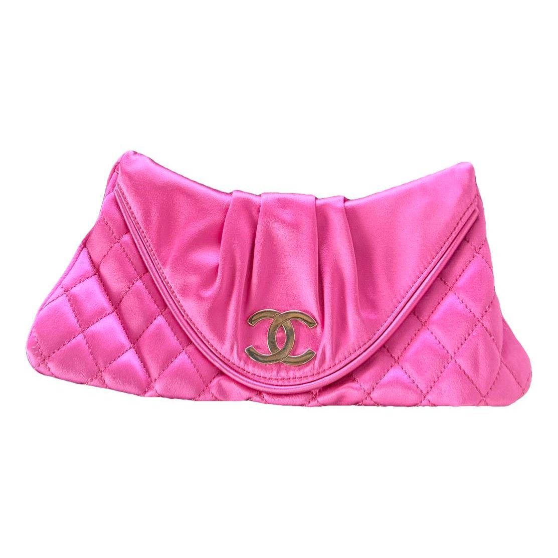 Silk clutch bag