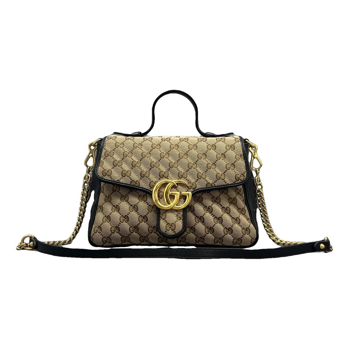 GG Marmont Animalier cloth handbag