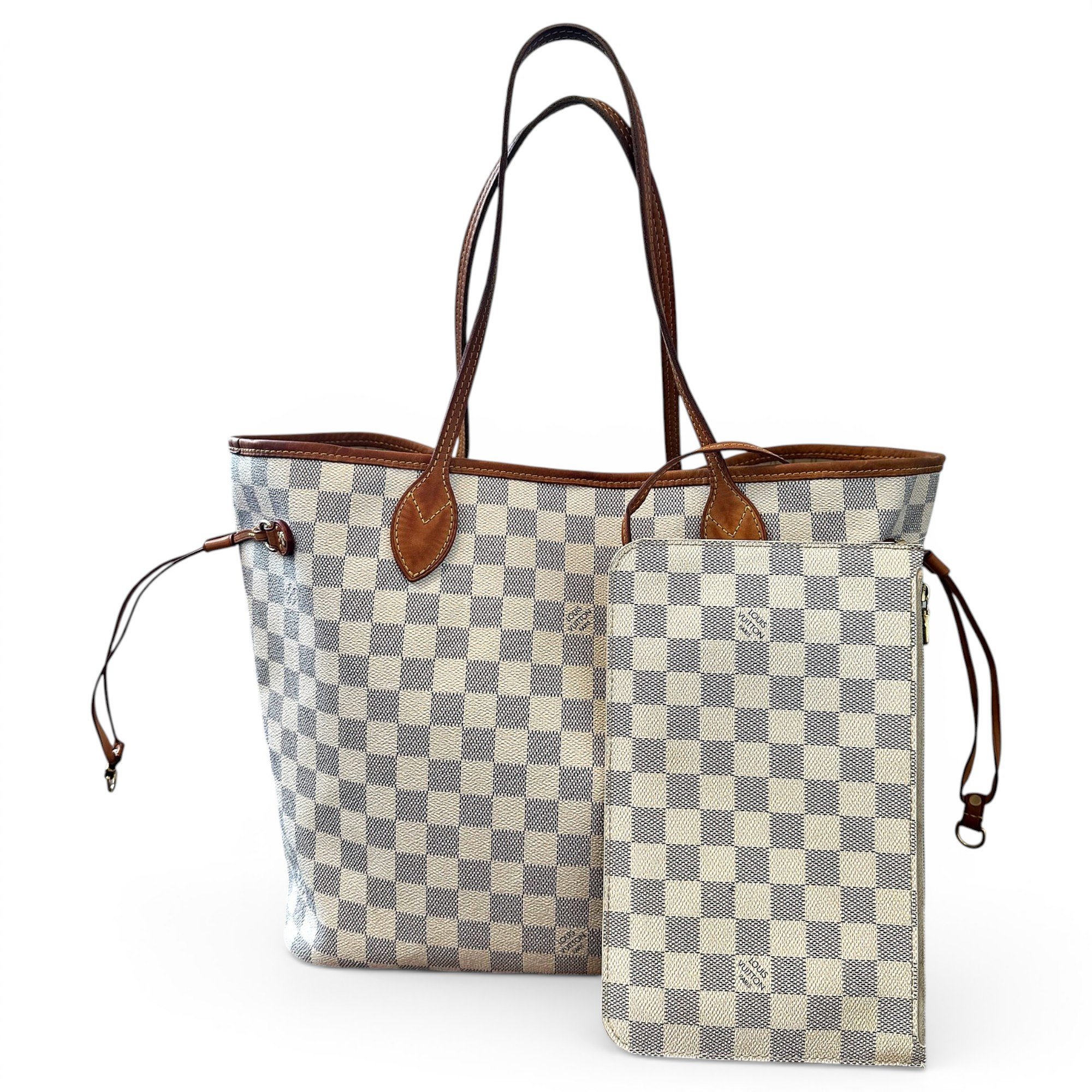 Neverfull leather tote