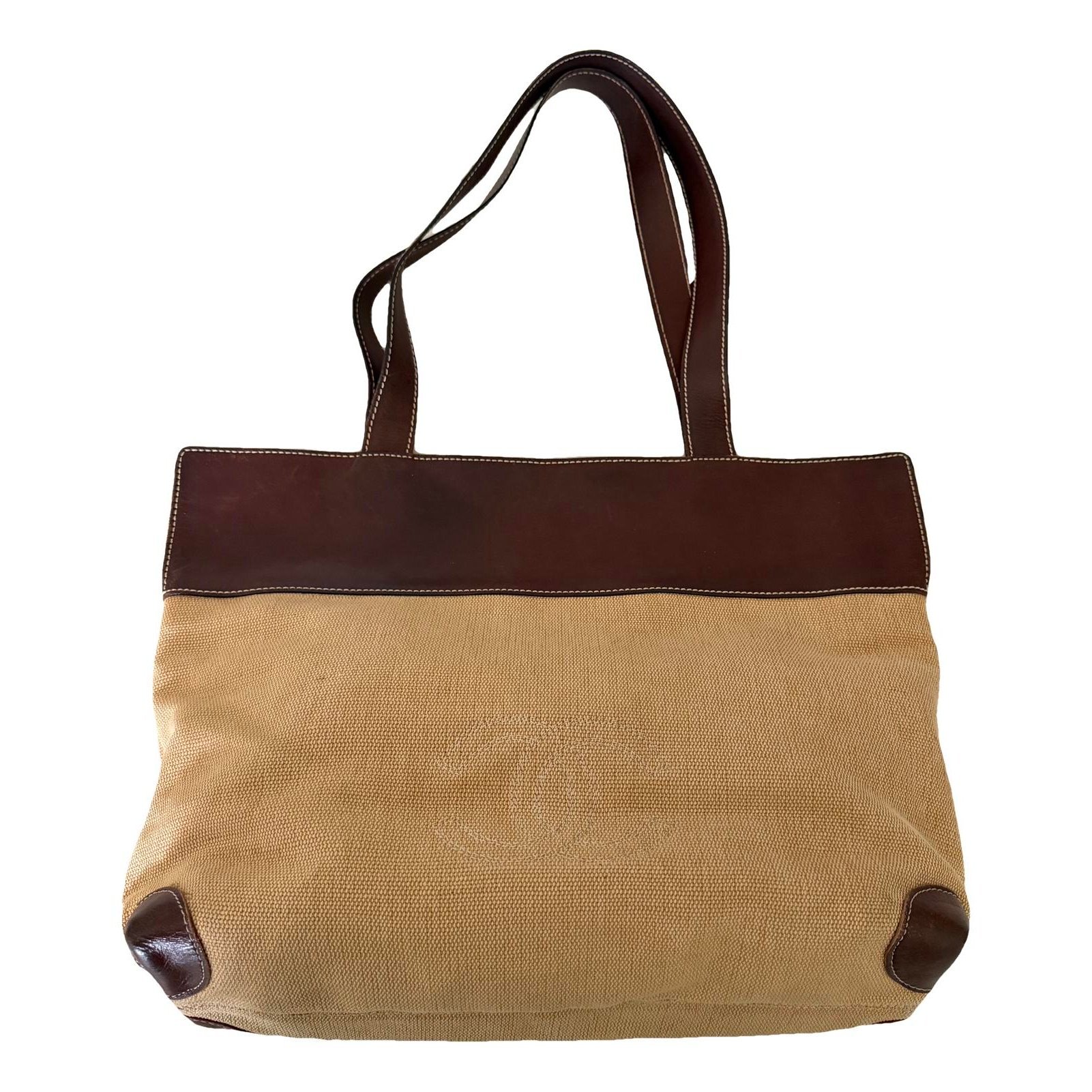 Leather tote