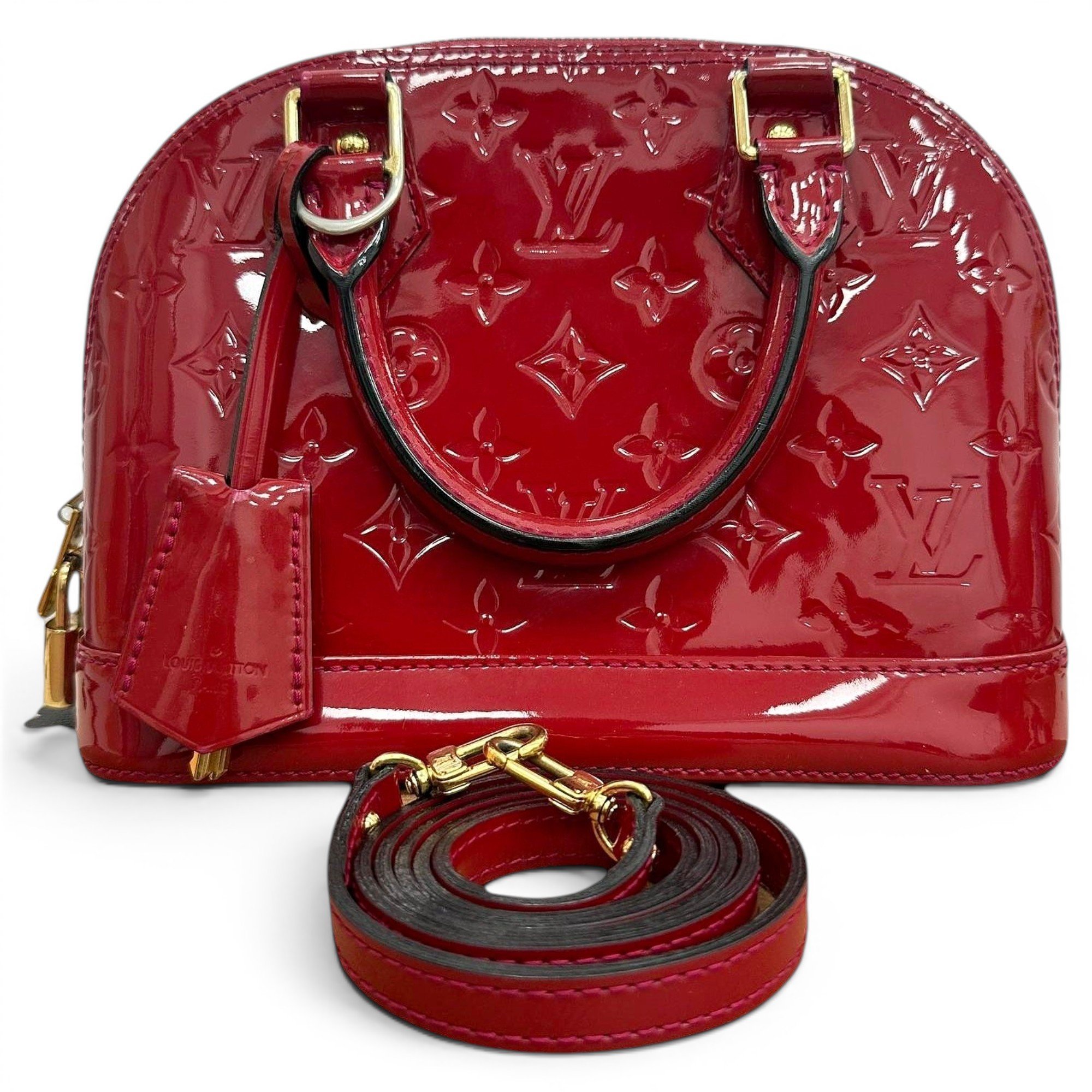 Alma BB patent leather handbag