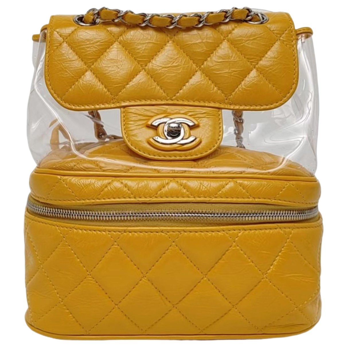 Leather backpack