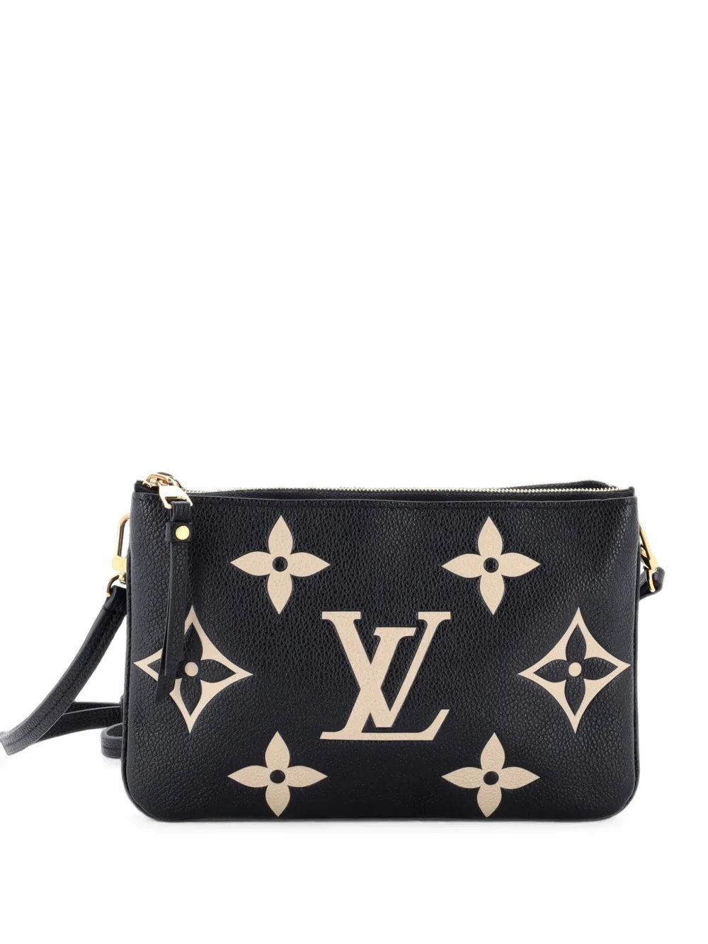Double Zip Pochette Bicolor Monogram Empreinte Giant crossbody bag