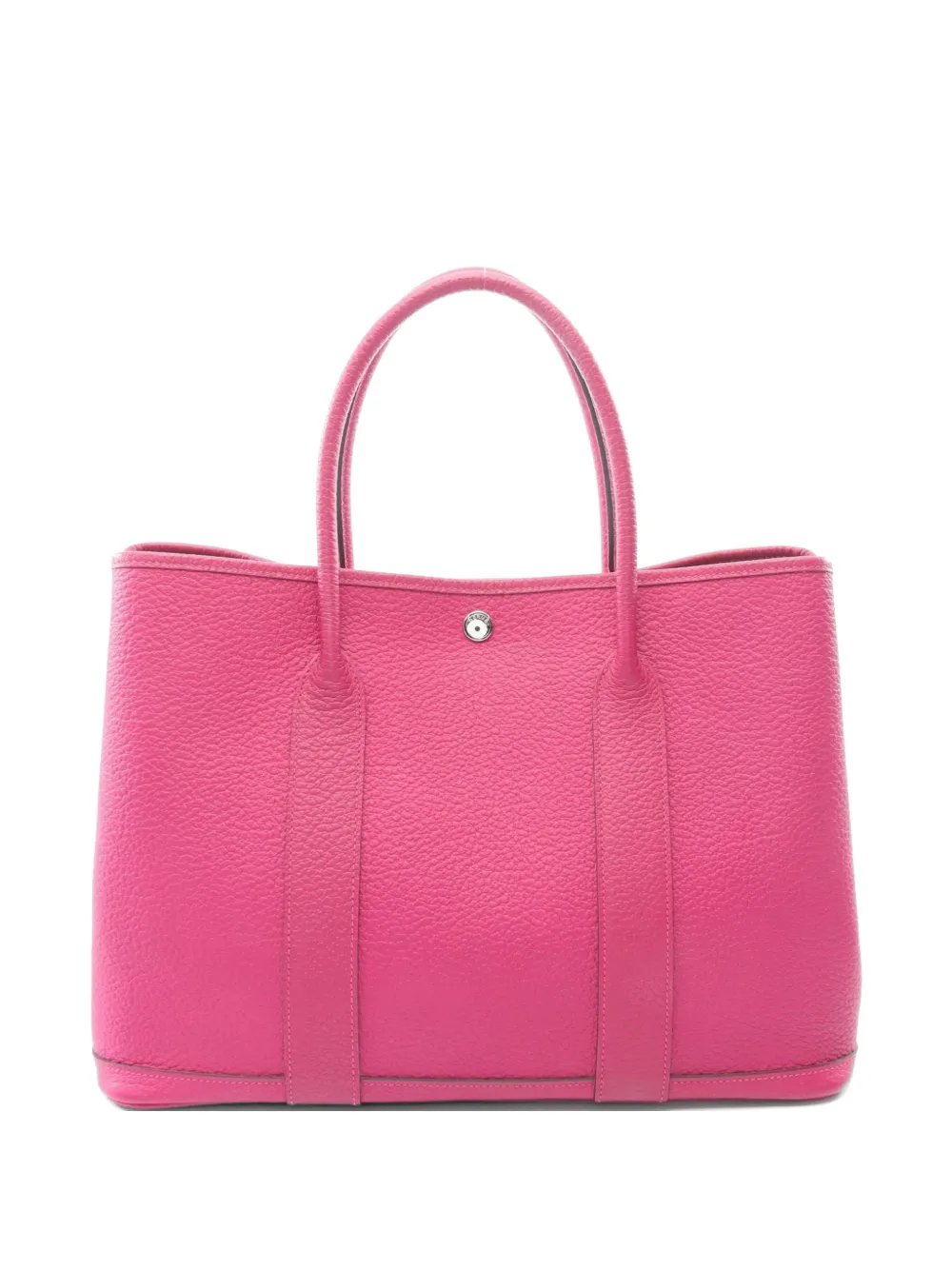 Hermes 2018 PM Garden Party leather tote bag