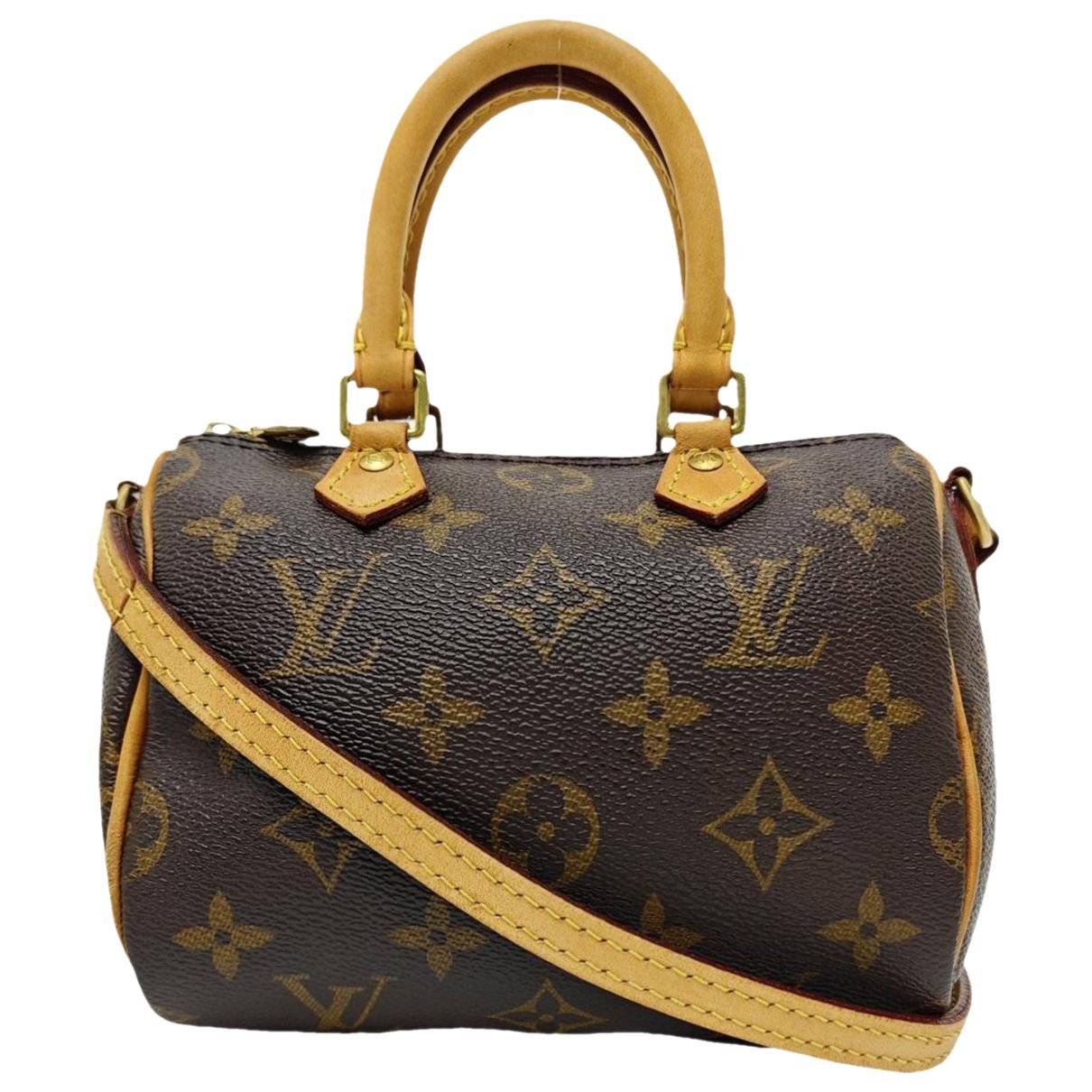 Nano Speedy / Mini HL leather handbag