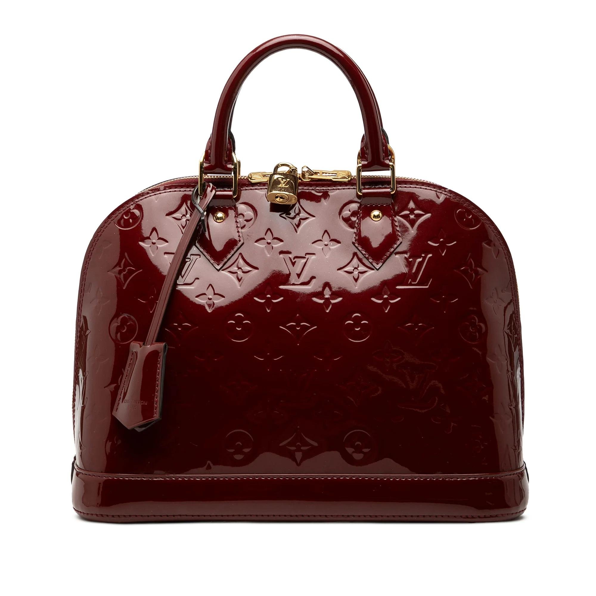 Louis Vuitton Alma leather handbag