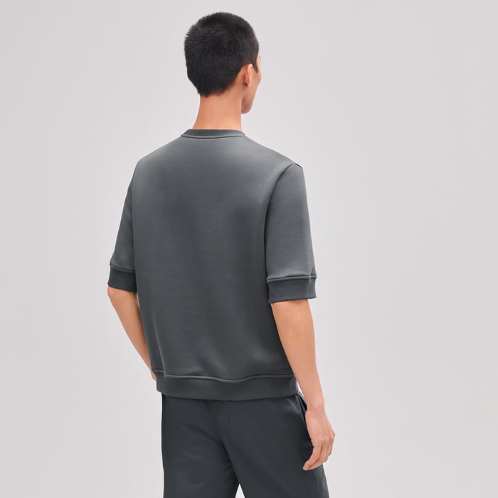 Orage "H Puzzle" T-shirt With Leather Detail