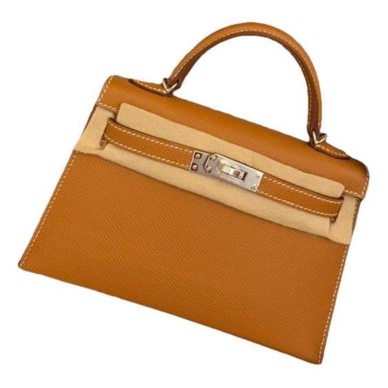 Hermes Kelly Handbag Gold Epsom Leather 2026