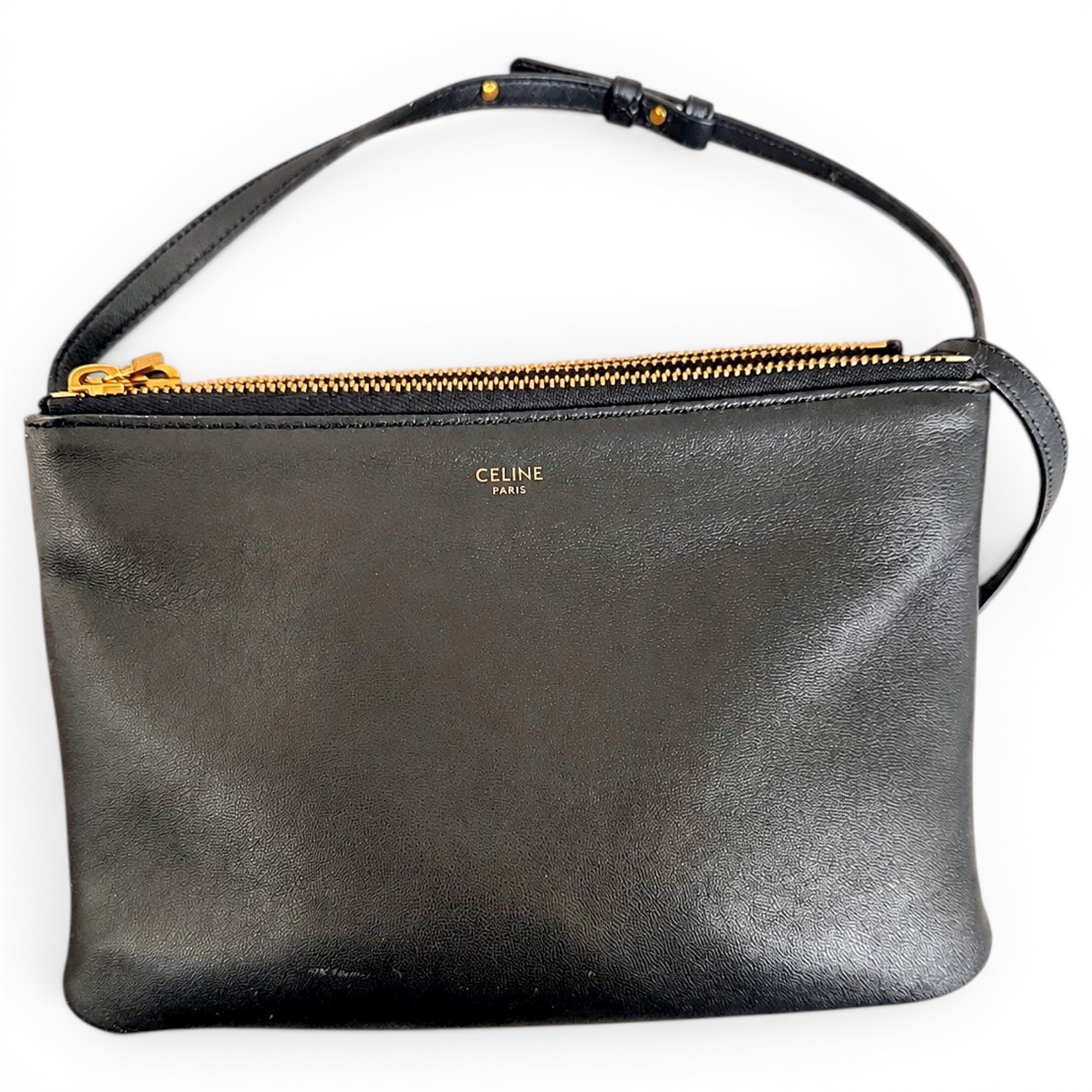 Trio leather crossbody bag