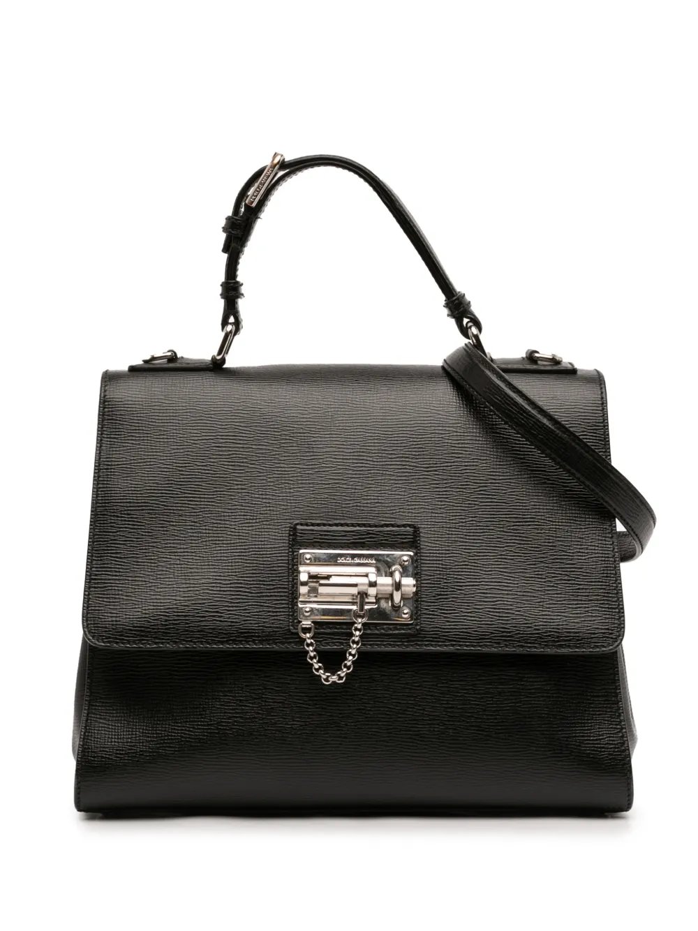 2010-2026 Large Textured Calfskin Miss Monica Top Handle Bag satchel