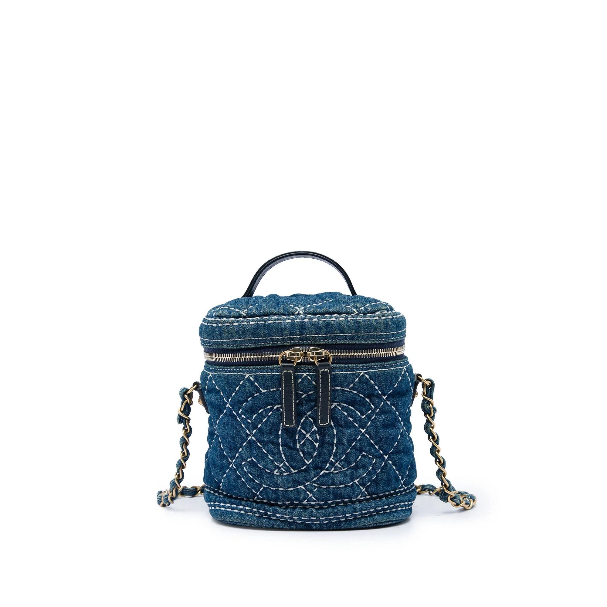 Vanity leather satchel