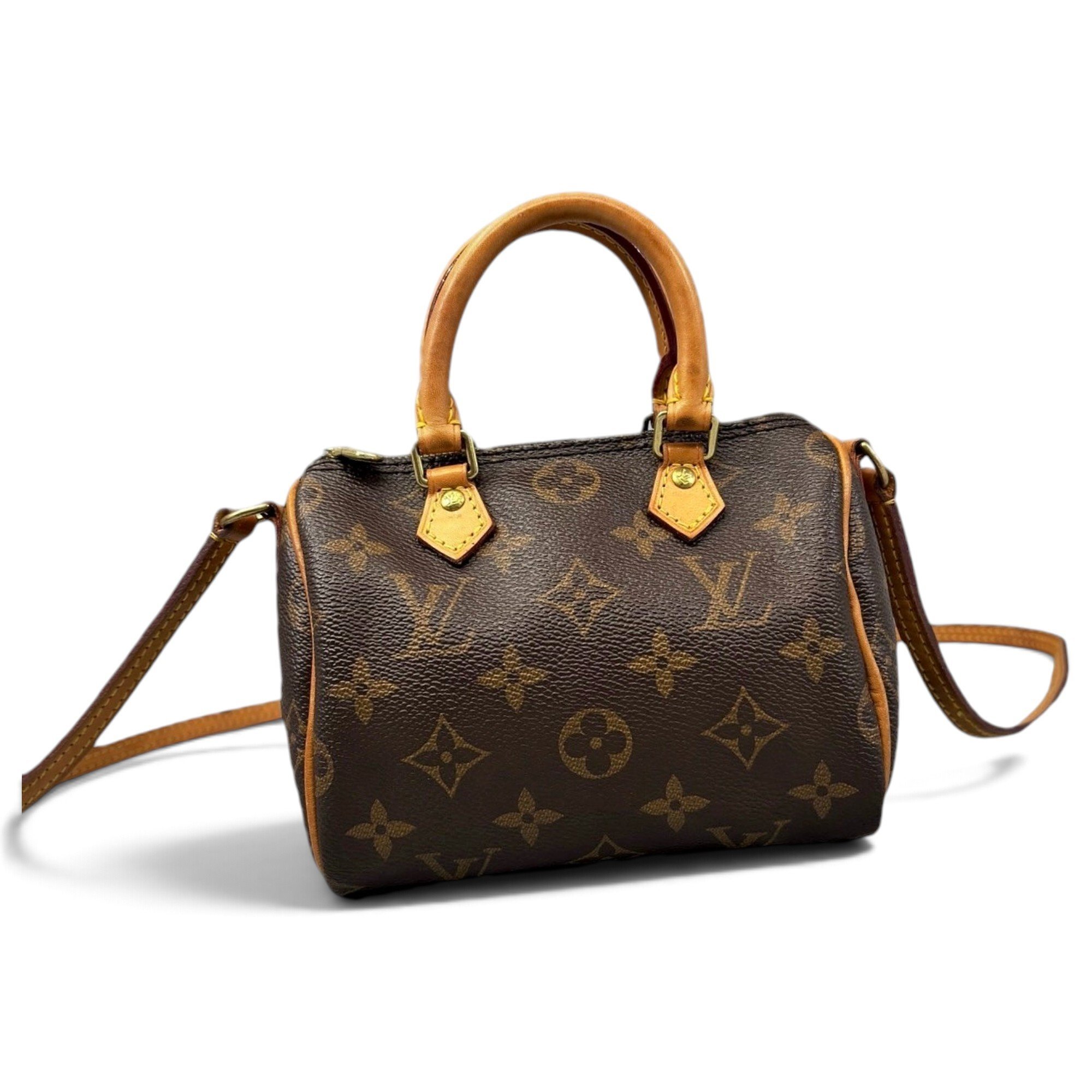 Nano Speedy / Mini HL leather handbag