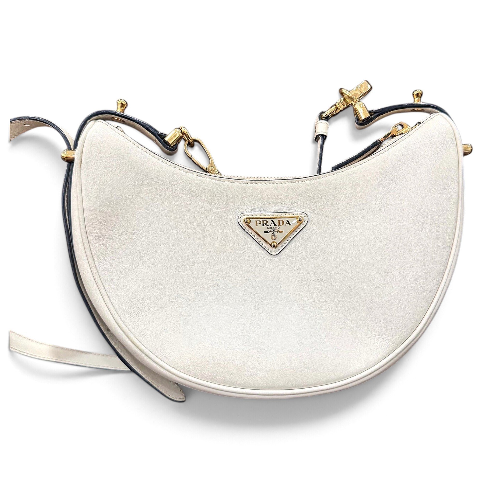 Arqué leather handbag